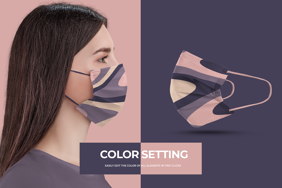 11 Mockups Face Mask, a Mask Mockup by Grow Design Craft Studio (Photo 4 of 10)
