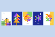 Merry Christmas and Happy New Year, a Seasonal Illustration by PureSolution (Thumbnail 5 of 16)