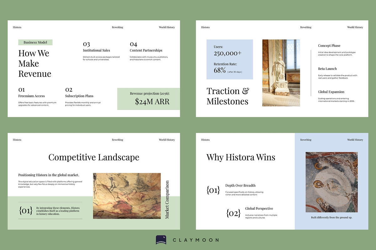 World History Education Presentation, a Presentation Template by Claymoon Lab (Photo 6 of 6)