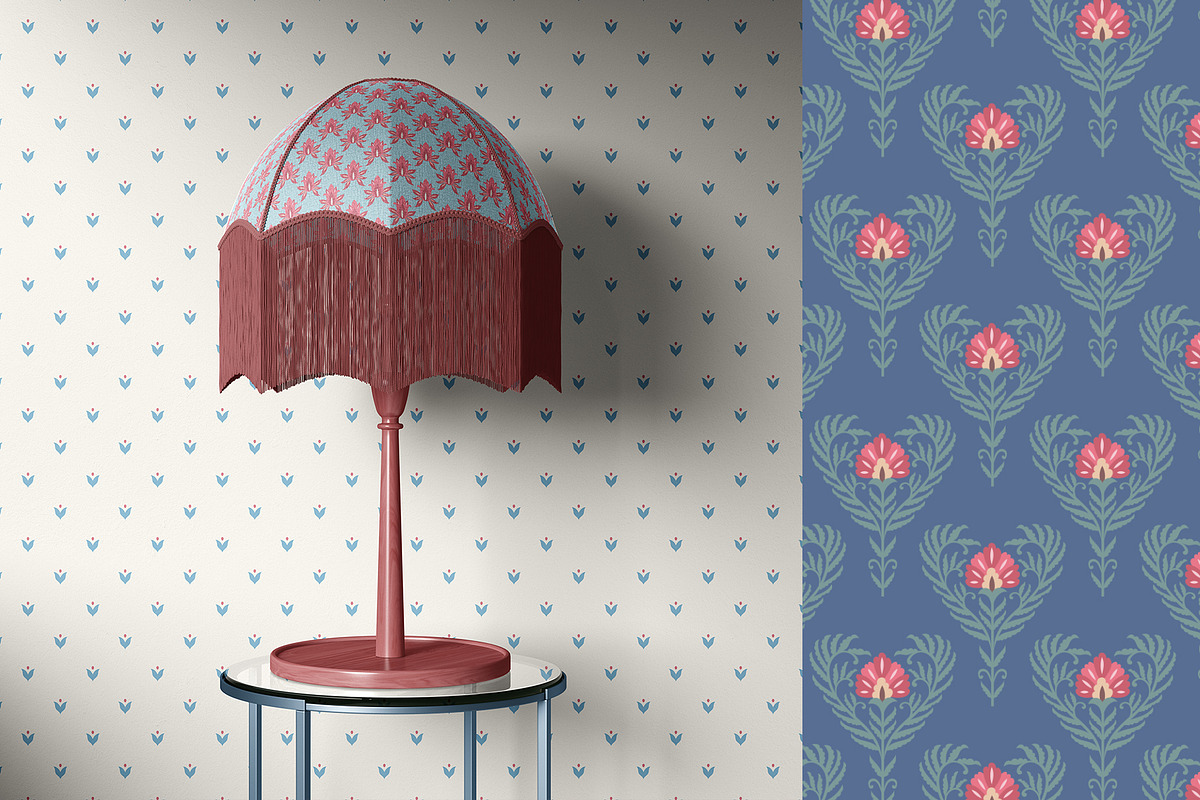 Vintage Paisley Block Print Patterns, a Pattern Graphic by Sonulkaster (Photo 10 of 10)