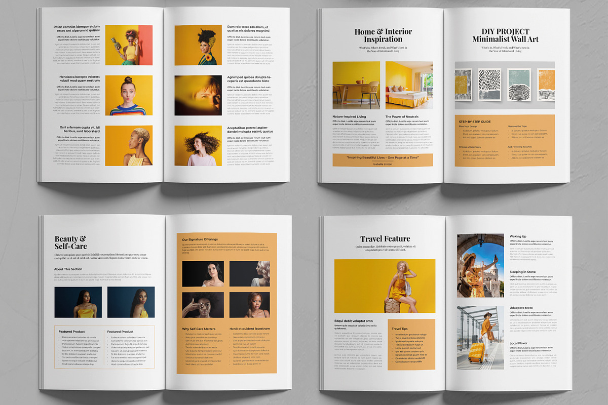 Lifestyle Magazine Template preview 3