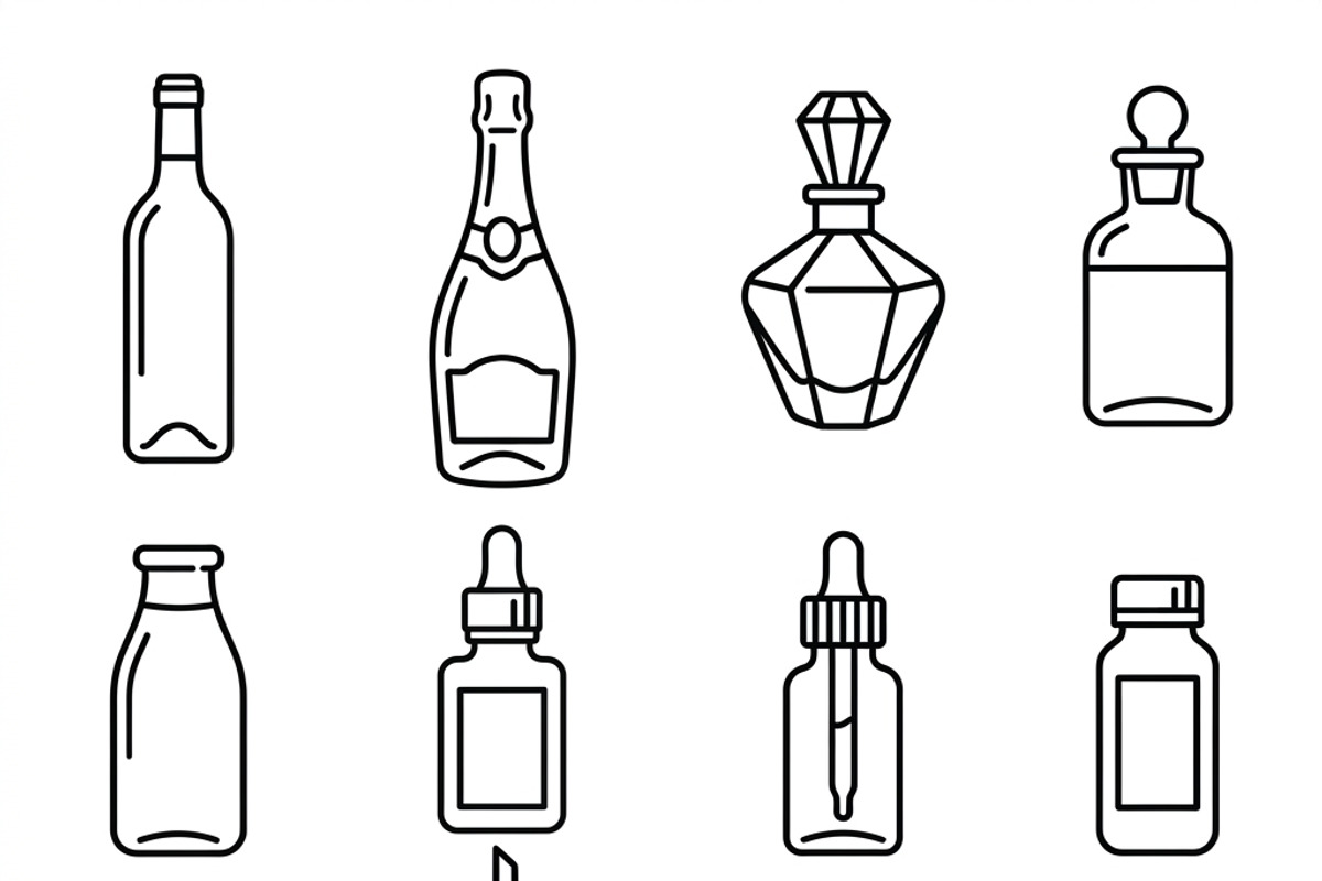Bundle Olive Oil Brand Icon Set, an Outline Icon by adenpinkstore (Photo 14 of 15)