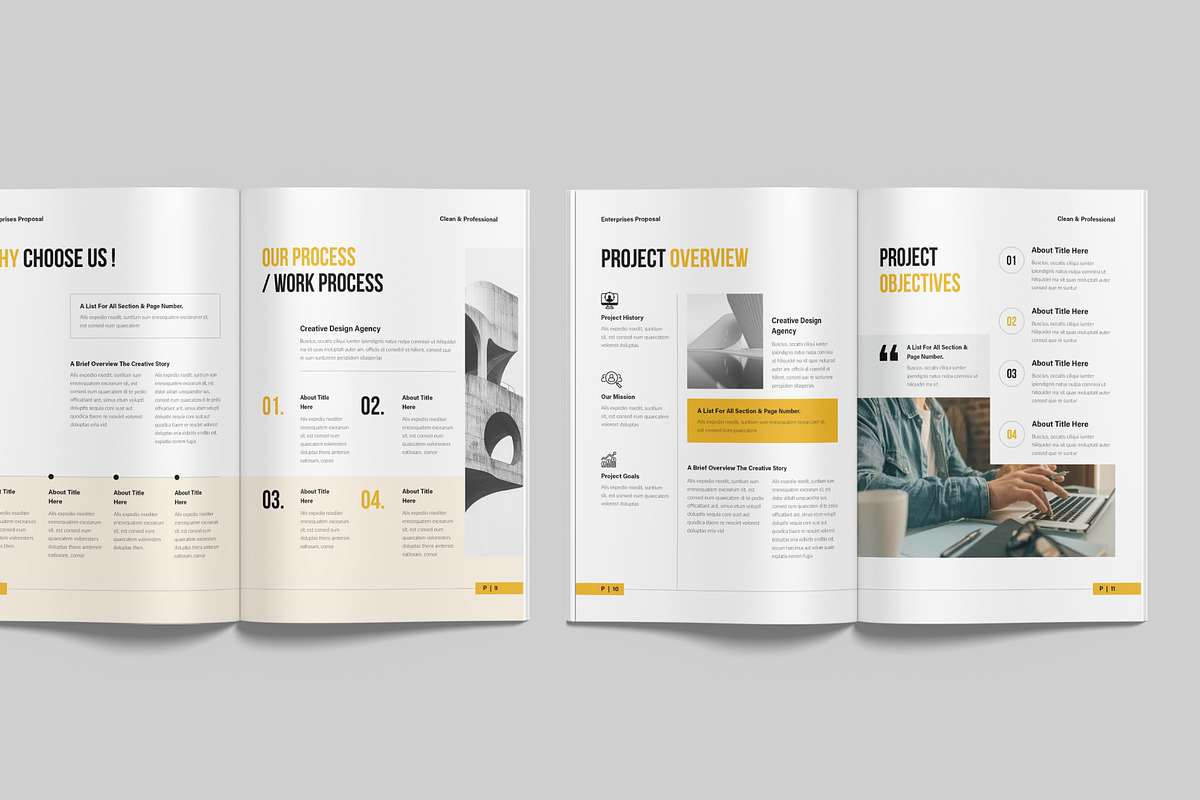 Business Enterprises Proposal, a Brochure Template by NorthPeak (Photo 5 of 11)