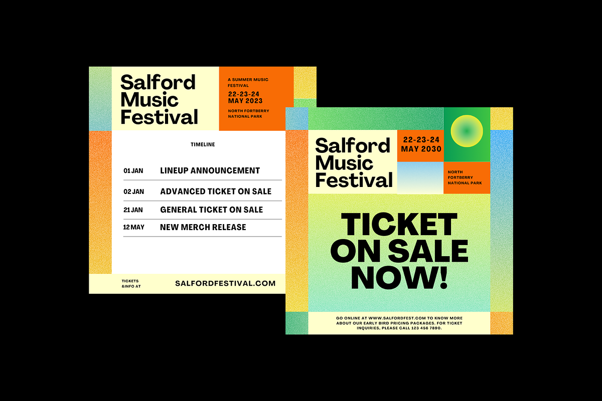 Music Festival Social Media | Canva, a Social Media Template by Studio Provo (Photo 3 of 7)
