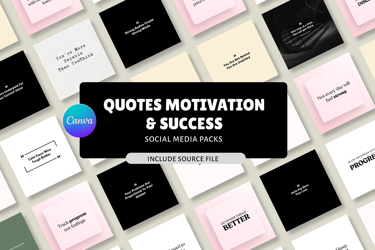 SUCCESS 50 INSTAGRAM TEMPLATE, a Social Media Template by RB Boutique (Photo 1 of 9)