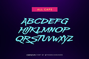 Cyberpunk Typeface, a Font by thedesignshark (Thumbnail 7 of 9)