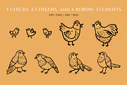 Ostara, Spring, Easter Clipart Pack, a Seasonal Illustration by Ashley Katrina (Thumbnail 10 of 22)