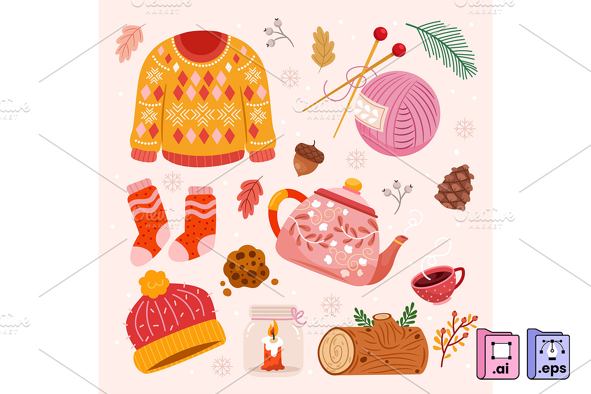 Winter Elements Collection, an Object Graphic by MISS CHATZ (Photo 2 of 3)