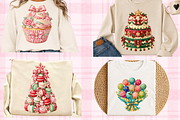 Christmas Bakery Watercolor Cliparts, a Food Illustration by Ink Gallery (Thumbnail 13 of 13)
