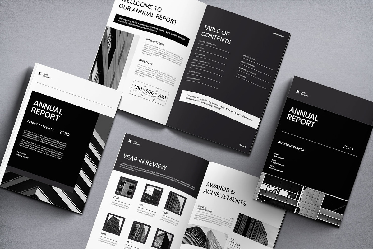 Annual Report Template preview 5