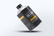 Oil Round Tin Can Screw Lid Mockup, an Advertising Mockup by Hubzway (Thumbnail 3 of 7)