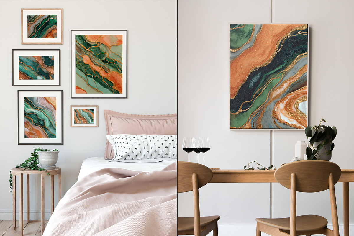 Luxury Marble Illustration, a Decorative Illustration by Housui Patterns (Photo 4 of 12)