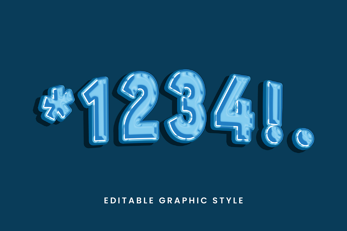 Freeze Ice Embossed Text Effect preview 2
