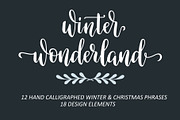 Winter season hand lettering bundle, a Graphic by InkySplash (Thumbnail 1 of 6)