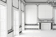 Classic Interior Hall 3D, an Architecture 3D Model by Giimann (Thumbnail 11 of 12)