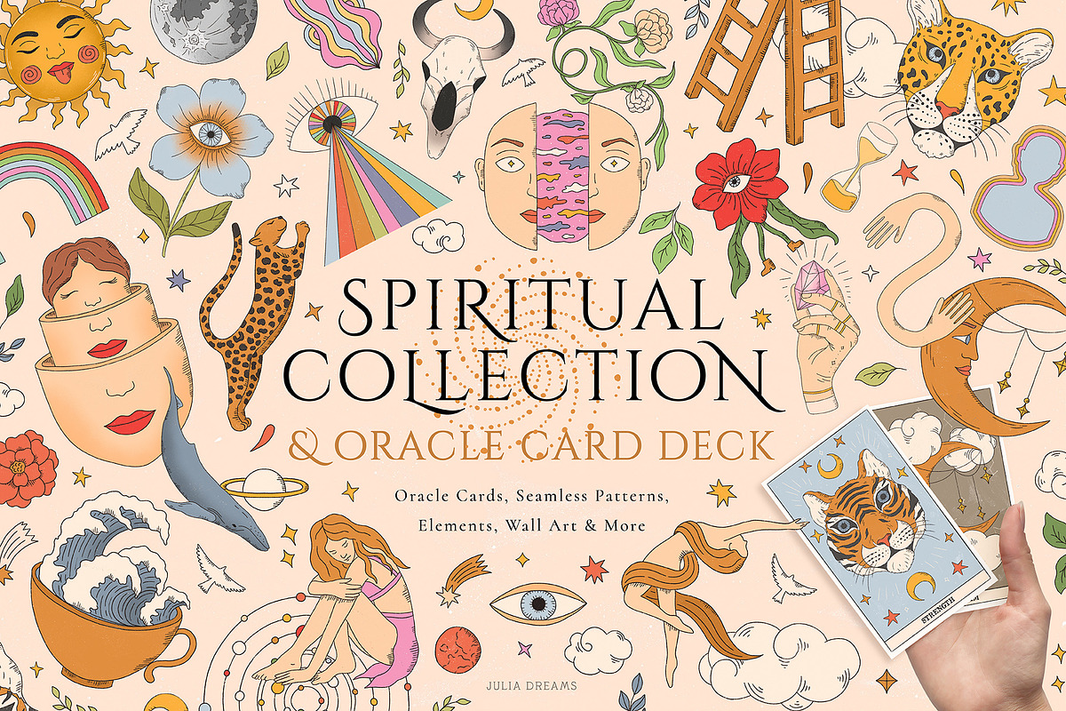 Spiritual Collection & Oracle Cards, an Illustration by Julia Dreams (Photo 1 of 10)