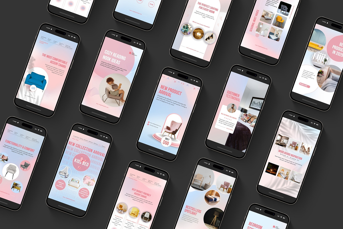50 Animated Canva Instagram Stories, a Social Media Template by TheBrightGrap (Photo 5 of 10)