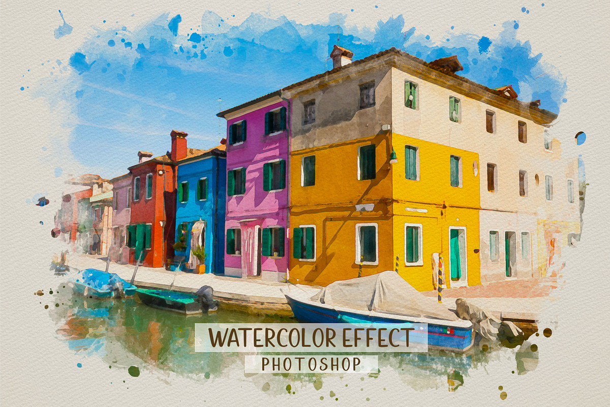Artistic Watercolor Effect Photoshop, an Action Add-On by liptouse (Photo 1 of 11)