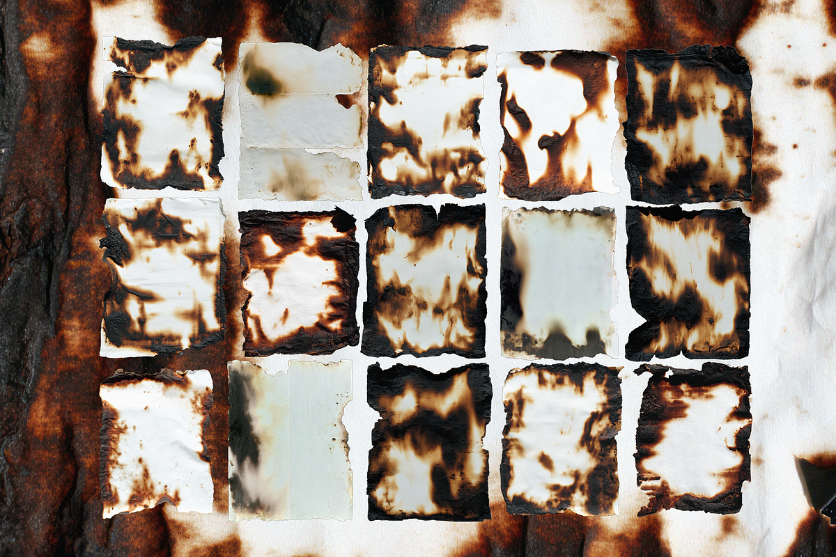 Burnt Paper Textures, a Texture Graphic by Digital Museum (Photo 4 of 5)