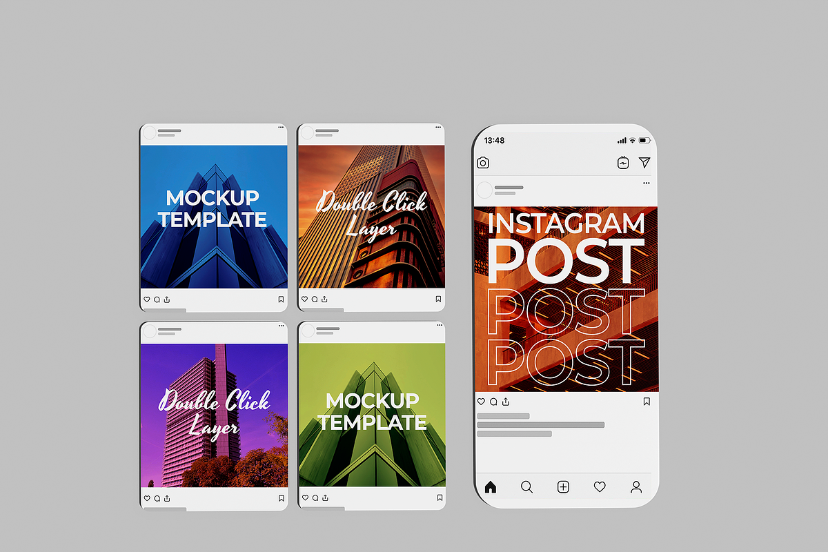 Instagram Post Mockup, an iPhone Mockup by Permadi Creative (Photo 2 of 3)