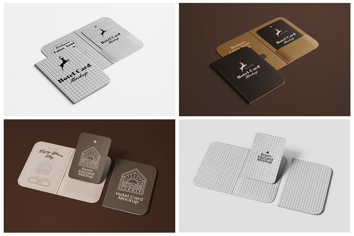 Hotel Room Card PSD Mockup Set, a Books & Magazine Mockup by Remnand Studio (Photo 8 of 10)