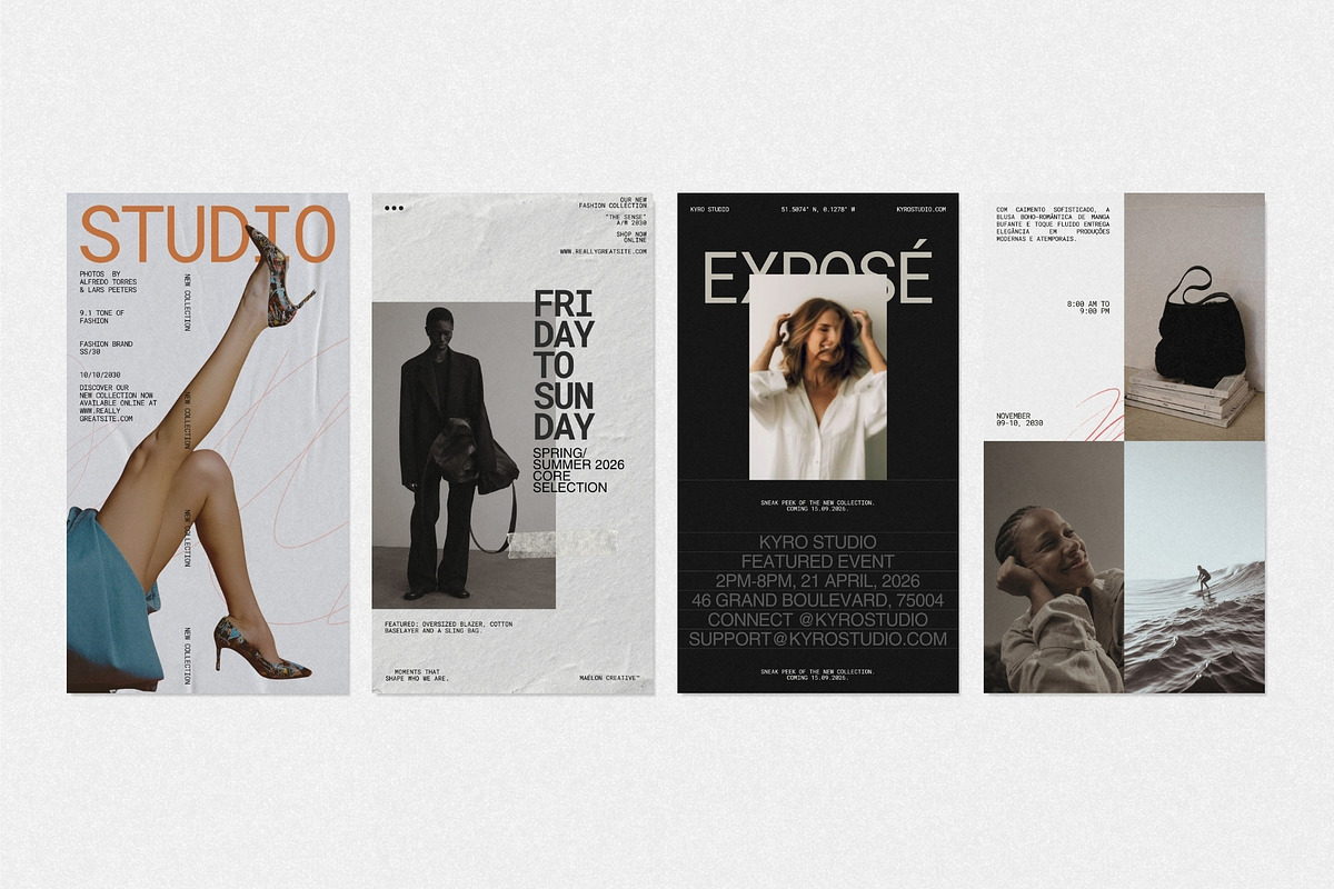 KYRO | Social Media Kit Bundle, a Social Media Template by Crafted Pixel (Photo 6 of 10)
