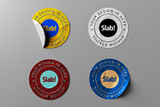 Sticker Mockup, a Product Mockup by SLAB! Design (Thumbnail 3 of 7)