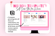 Notion Self Care Ideas for Women, a Templates & Theme by bellaROSEworkshop (Thumbnail 7 of 11)