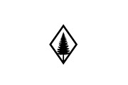 Geometric Pine Tree Emblem Bundle, an Illustration by Creativeshirt (Thumbnail 7 of 31)