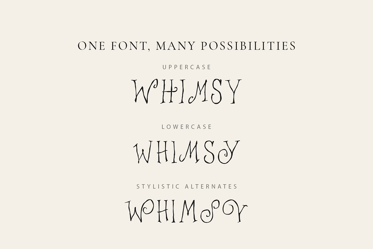 MEOWILD – Whimsical Hand Drawn Font, a Handwritten Font by Karma (Photo 5 of 11)