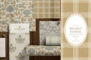 Farmhouse Damask Pattern Set Sage, a Pattern Graphic by Eclectic Anthology (Thumbnail 2 of 13)
