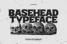 BaseHead – Bold Retro Display font