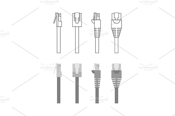 Set Of Ethernet Connectors