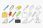 Stationery And Office Equipment., an Object Illustration by kaisorn (Thumbnail 3 of 3)