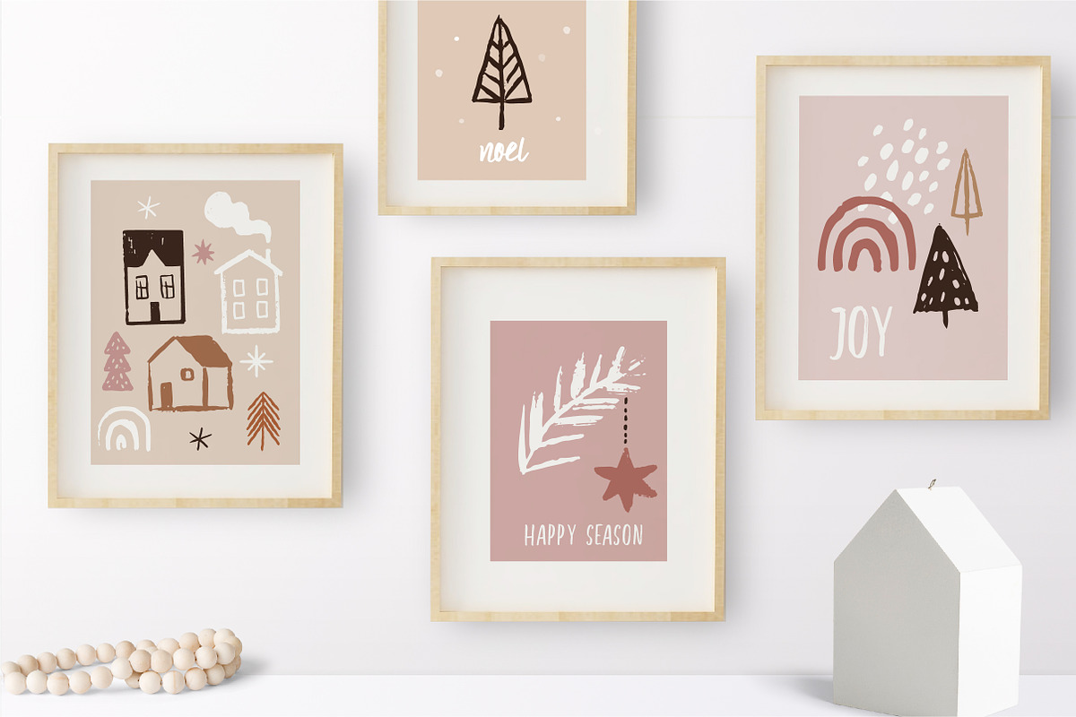 Hand Drawn Xmas Elements & Patterns, a Pattern Graphic by Marish (Photo 3 of 8)