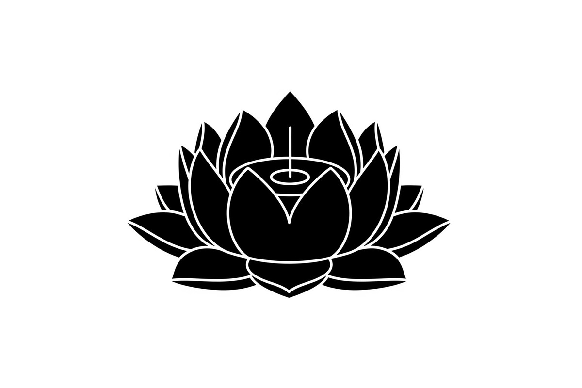 Lotus Flower Silhouette Vector Bundl, an Illustration by Creativeshirt (Photo 28 of 51)