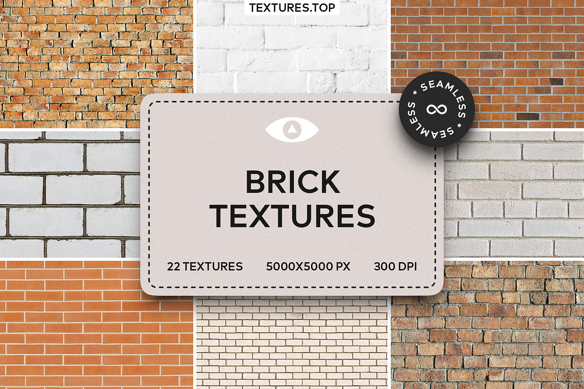 22 Seamless Brick Texture Pack, a Texture Graphic by Top Textures (Photo 1 of 10)