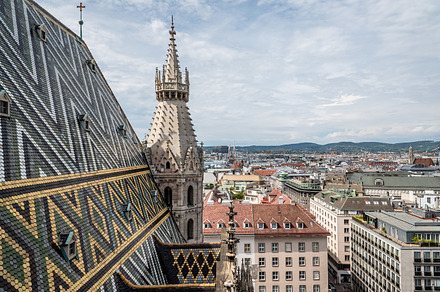 View of vienna from the roof of cathedral featuring aerial, angle, and, an Architecture Photo by Architect´s eye