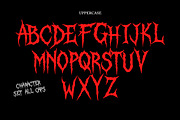 Blood Heaven - Horror Font, a Font by Ideal Eksis (Thumbnail 3 of 8)