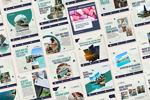 Travel Posts- Canva Templates