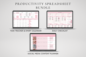 Productivity Tracker Bundle 2024