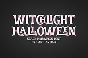 Witchlight Halloween - Display Font, a Handwritten Font by SaktiAvellin (Thumbnail 1 of 8)