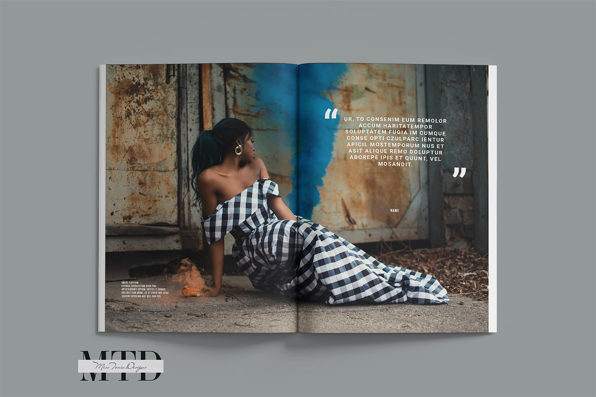 Adobe InDesign Magazine Template, a Magazine Template by Ms Tonia Designs (Photo 7 of 10)