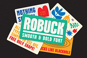 Robuck Display Font + EXTRAS!, a Font by Martype (Thumbnail 1 of 10)