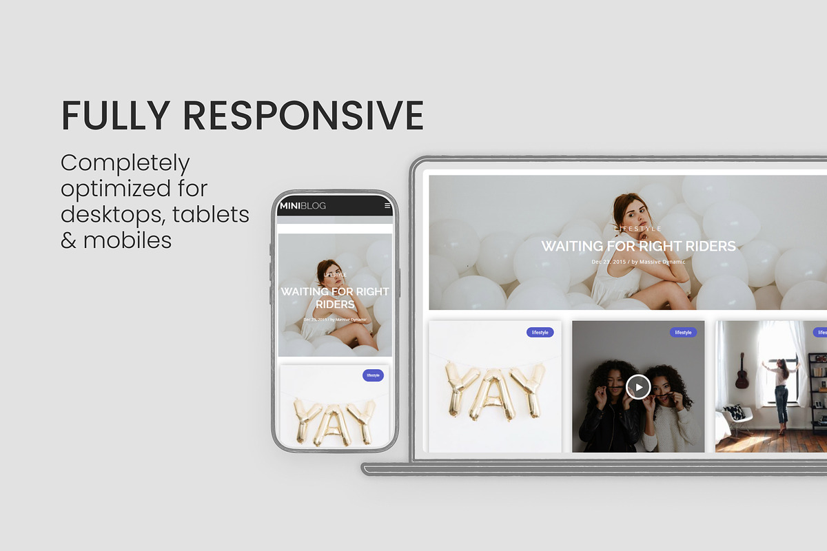 Mini Magazine Blog WordPress Theme, a WordPress Template by Pixflow (Photo 5 of 11)