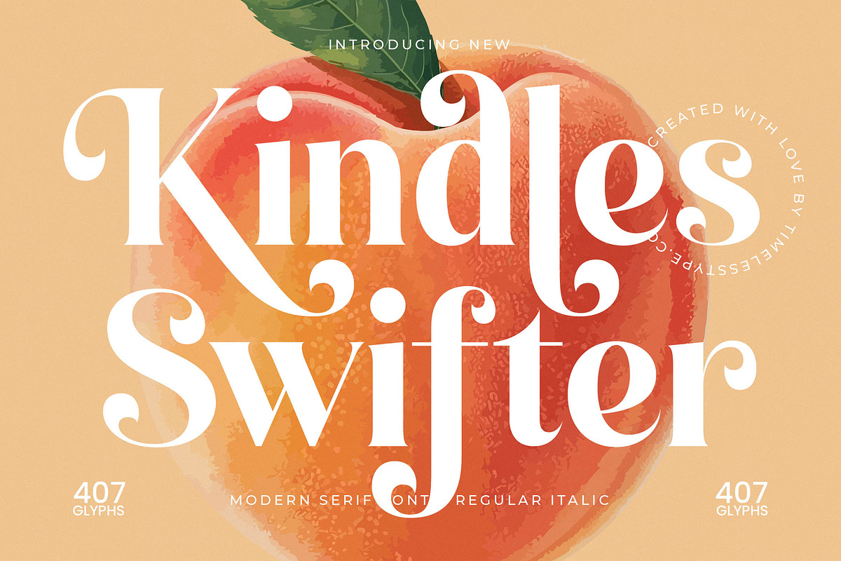 Kindles Swifter Modern Serif Font, a Serif Font by timelesstype.co (Photo 1 of 20)