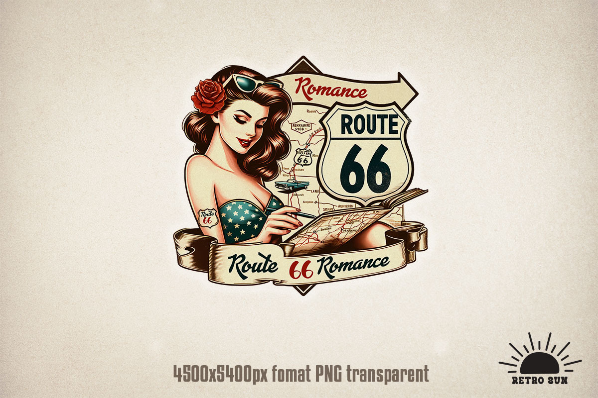 Retro Pin-Up Sublimation Bundle, an Object Graphic by GlitterCraft (Photo 15 of 20)