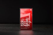 Vertical Digital Screen Mockup, an Advertising Mockup by Unerispace (Thumbnail 2 of 5)