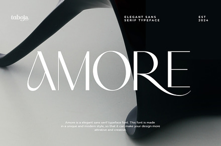 Amore | Sans Serif Display, a Sans Serif Font by Taboja Studio