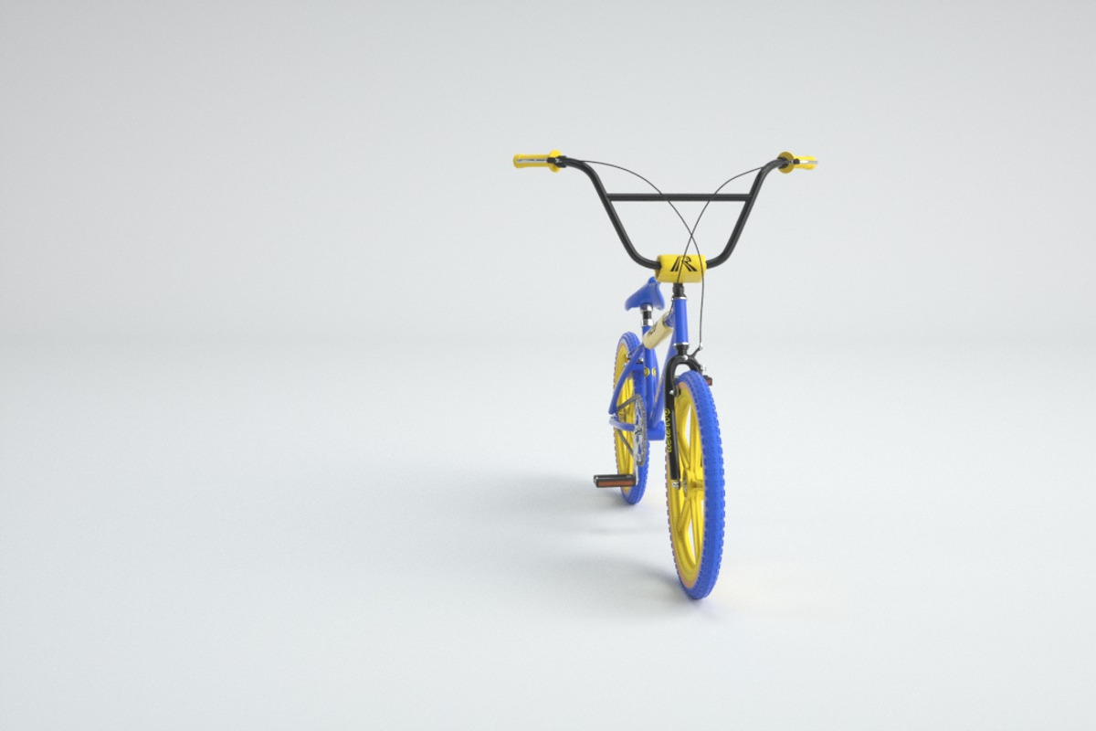 1980s Raleigh Burner BMX Bicycle, a Cars & Vehicle 3D Model by 3DTreatment (Photo 9 of 25)